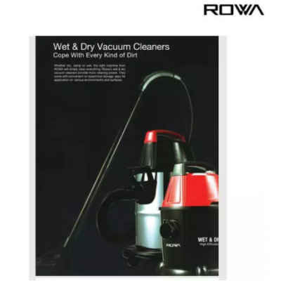 Rowa 1800w/15L Wet & Dry Drum Vacuum Cleaner